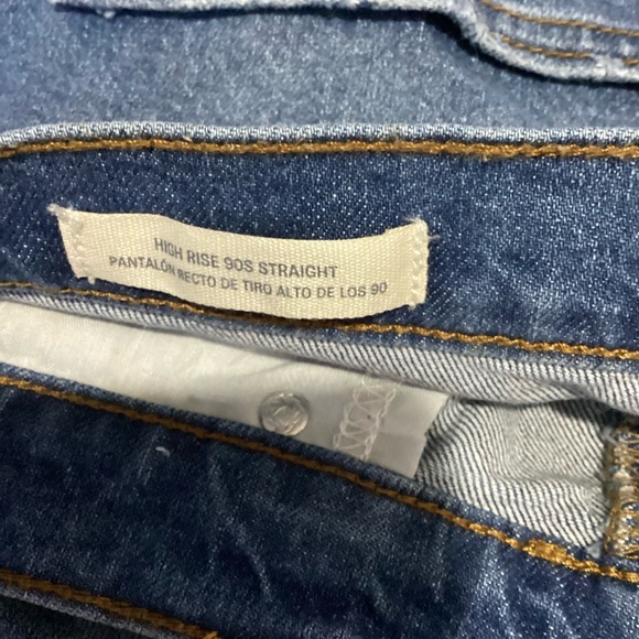 NWT Universal Thread Jeans Denim Women’s 6R High Rise Button-fly 90’s Straight - Picture 9 of 11